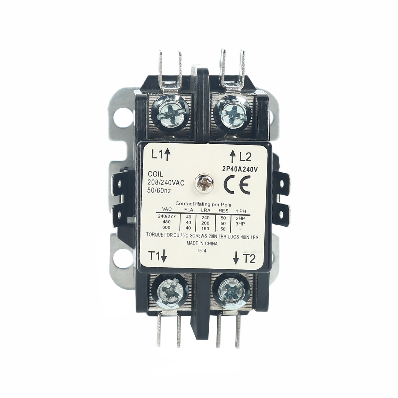 How does a Type AC contactor for air conditioners ensure stable operation under frequent start-stop conditions?